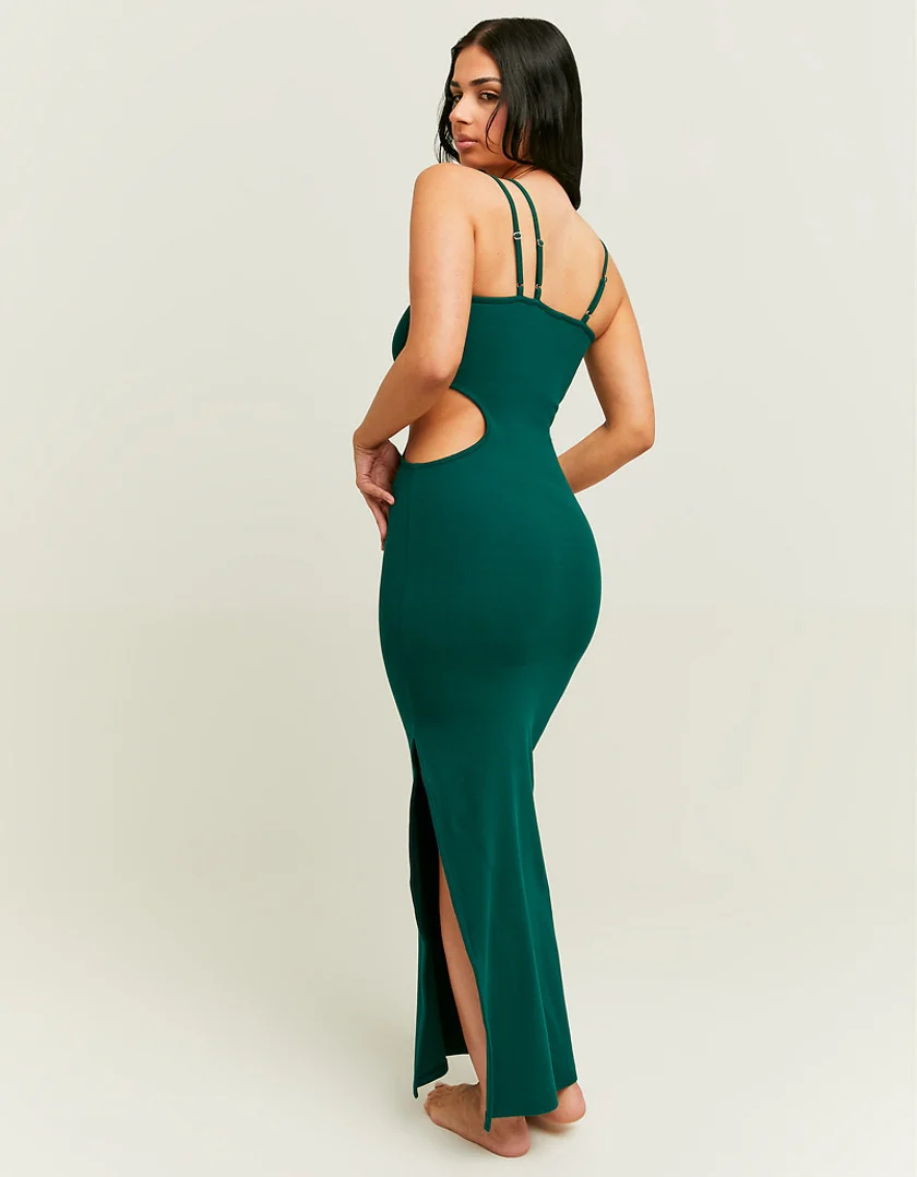 Tally Weijl - Cut Out Green Midi Dress Tally Weijl - Cut Out Green Midi Dress