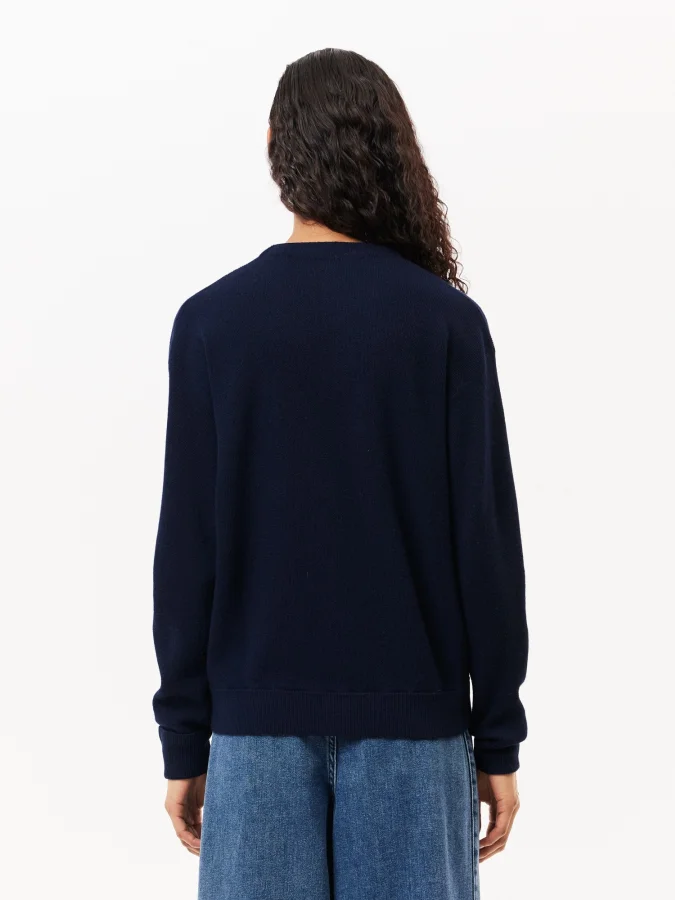 Lacoste - V NECK WOOL CARDIGAN 2