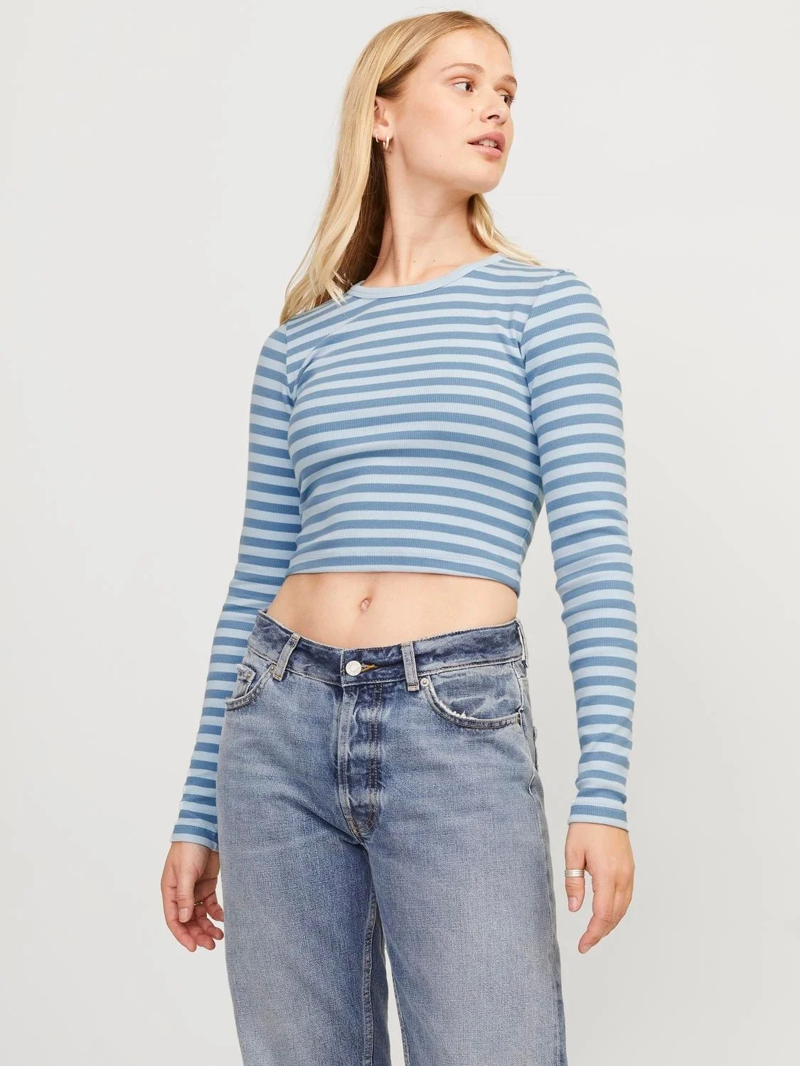 JJXX - JXFELINE STR LS STRIPE RIB TEE... JJXX - JXFELINE STR LS STRIPE RIB TEE...