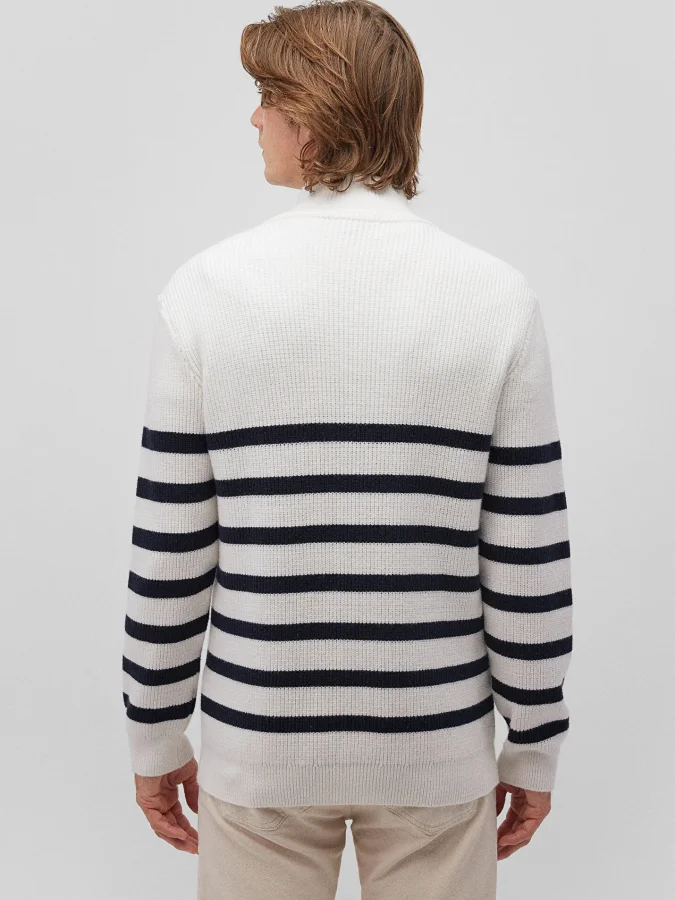 Mavi - STRIPE HALF ZIP SWEATER 2