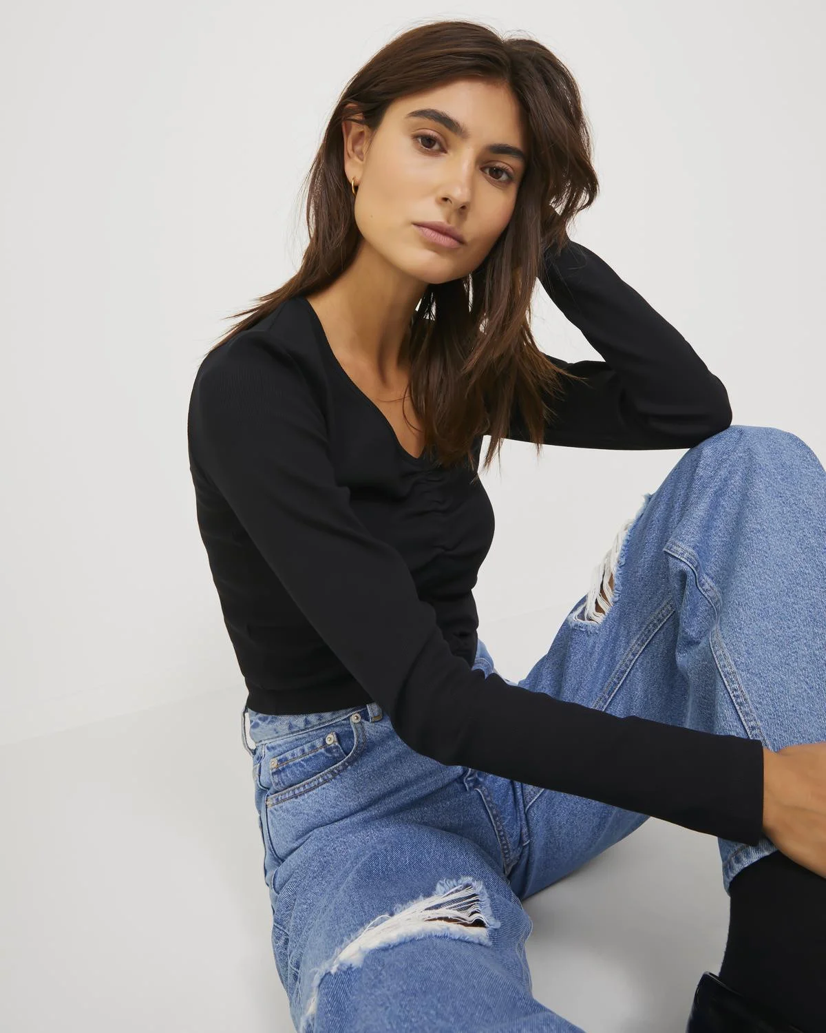 JJXX - JXFENJA STR LS RIB CROP TOP... JJXX - JXFENJA STR LS RIB CROP TOP...