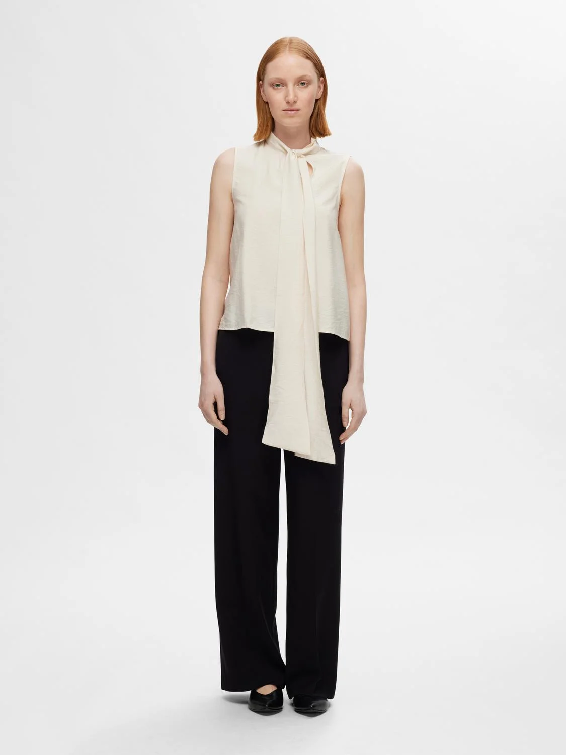 SELECTED WOMEN - SLFCADEN SL TIE NECK... SELECTED WOMEN - SLFCADEN SL TIE NECK...