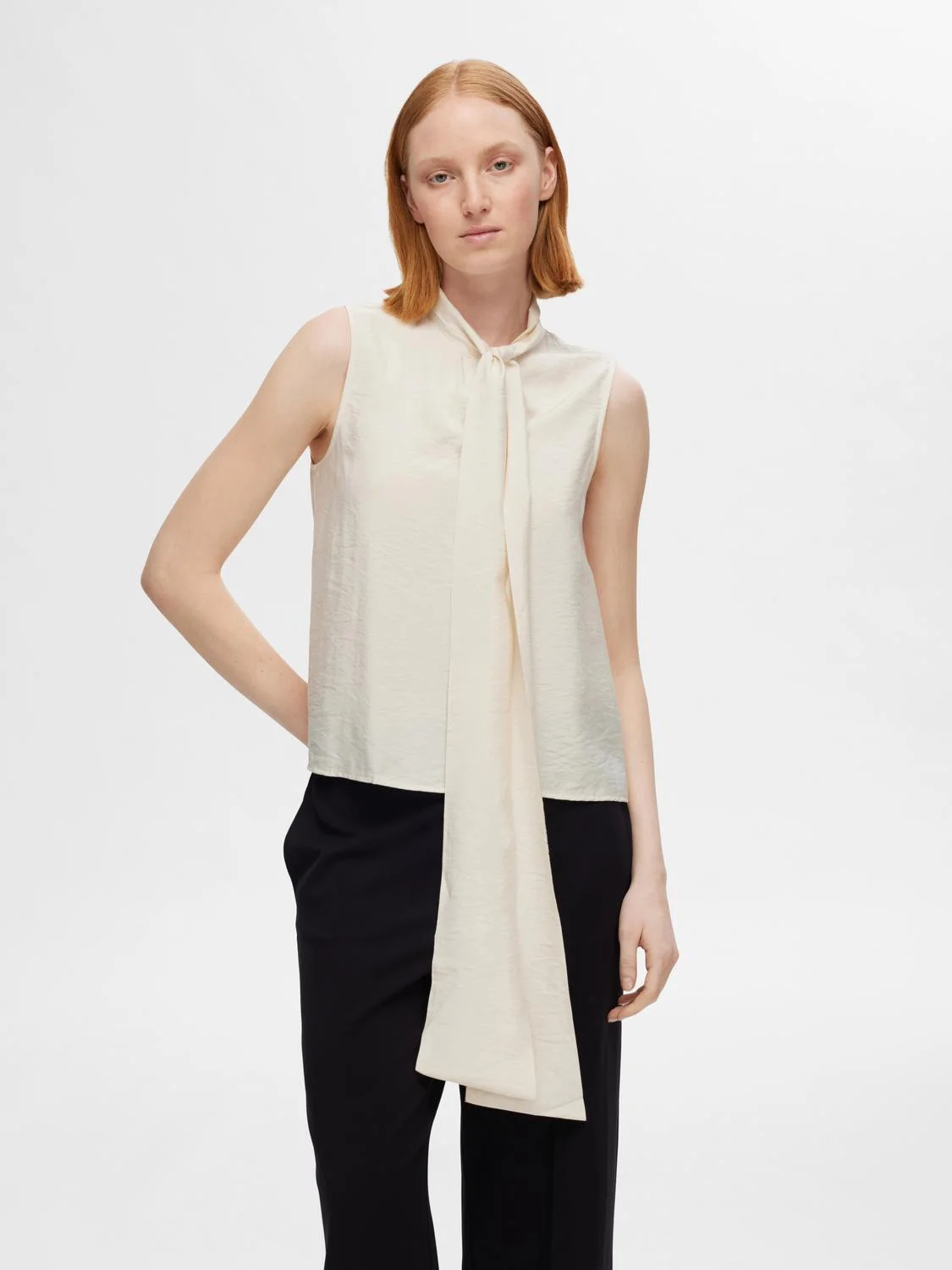 SELECTED WOMEN - SLFCADEN SL TIE NECK... SELECTED WOMEN - SLFCADEN SL TIE NECK...