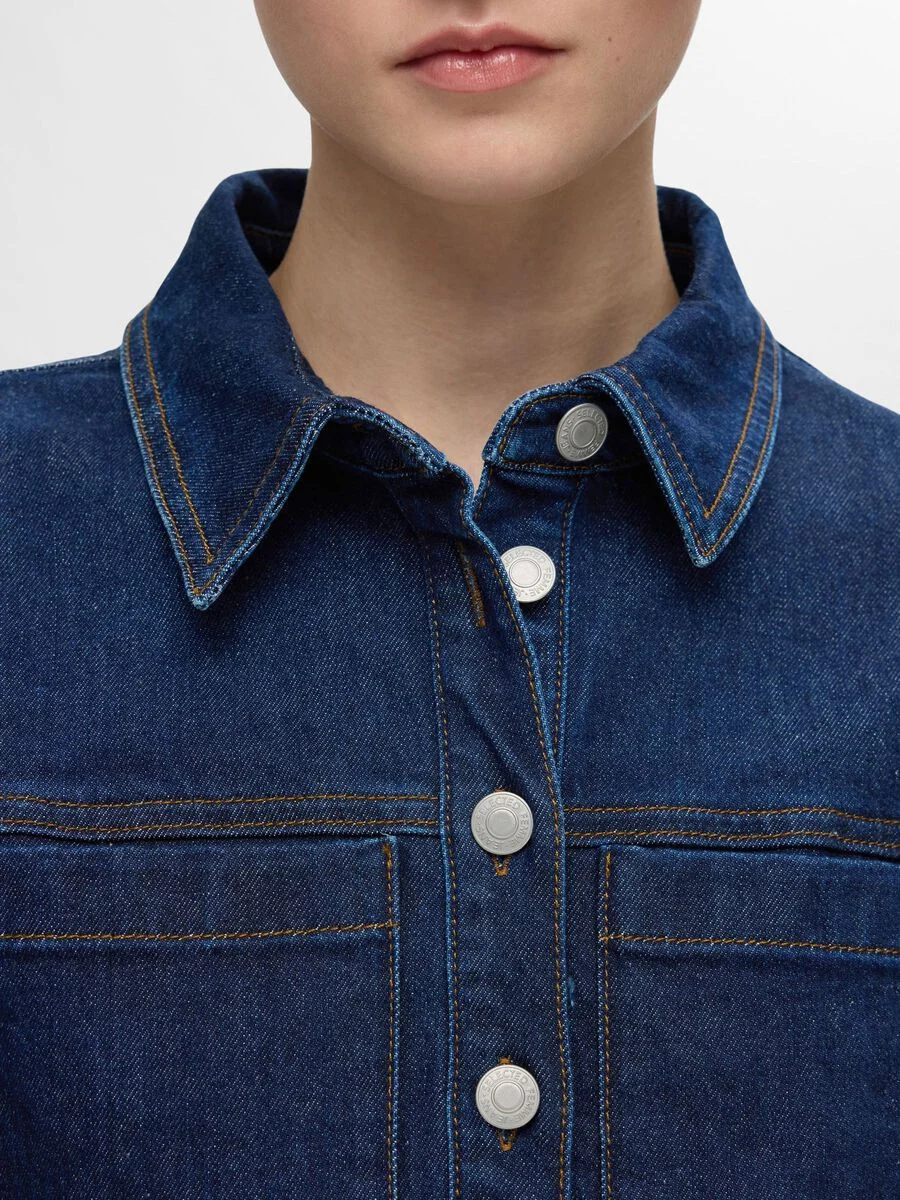 SELECTED WOMEN - SLFILU LS FITTED SHIRT SELECTED WOMEN - SLFILU LS FITTED SHIRT