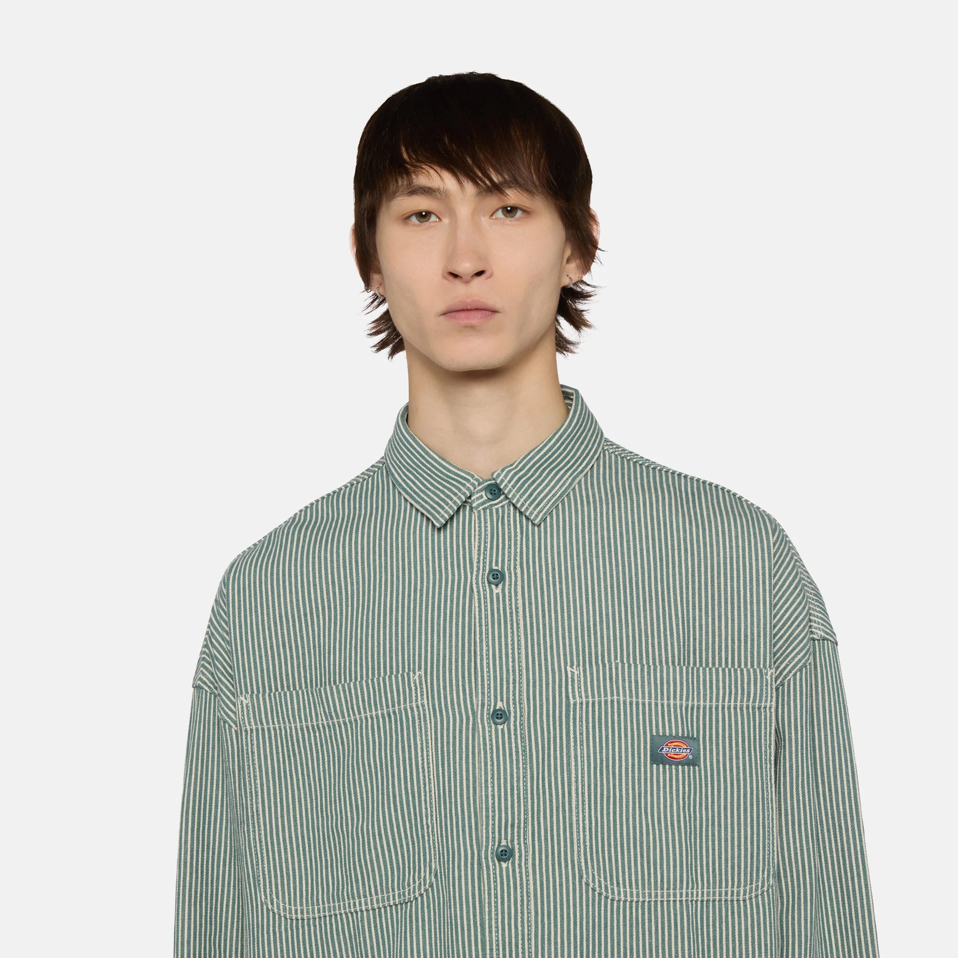 Dickies - HICKORY SHIRT LS LINCOLN GREEN Dickies - HICKORY SHIRT LS LINCOLN GREEN