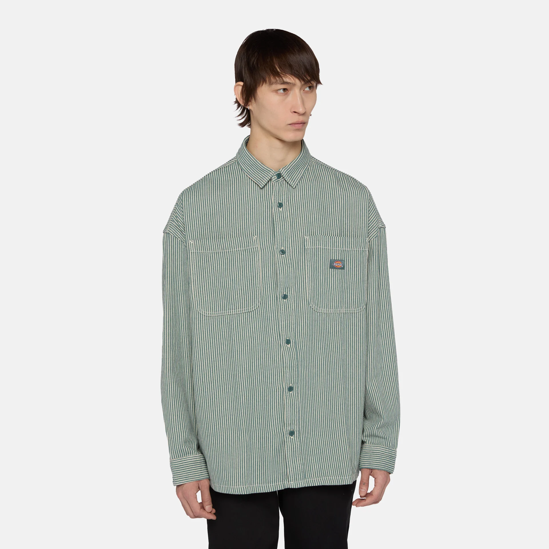 Dickies - HICKORY SHIRT LS LINCOLN GREEN Dickies - HICKORY SHIRT LS LINCOLN GREEN