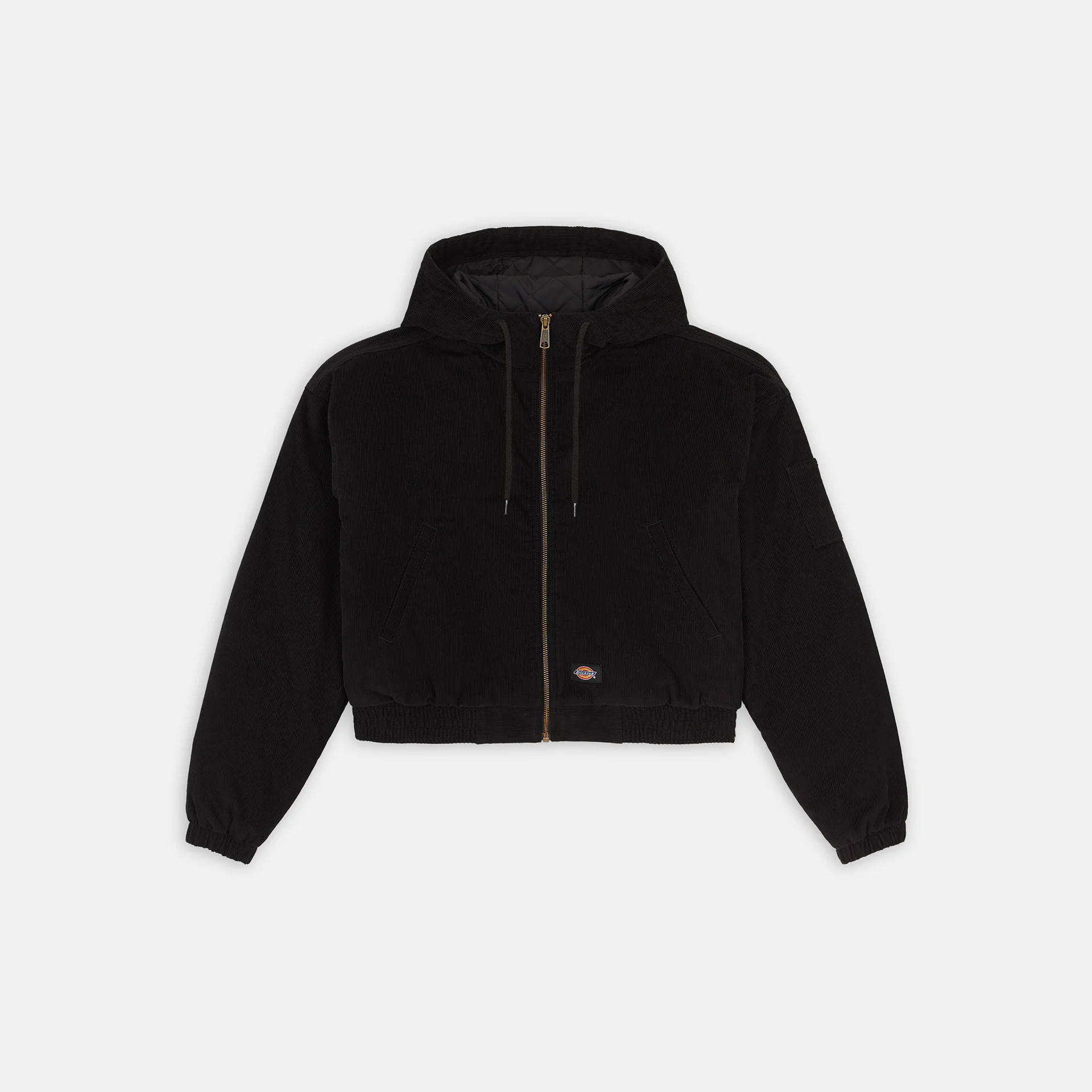 Dickies - CORDUROY HOODED JACKET W BLACK Dickies - CORDUROY HOODED JACKET W BLACK