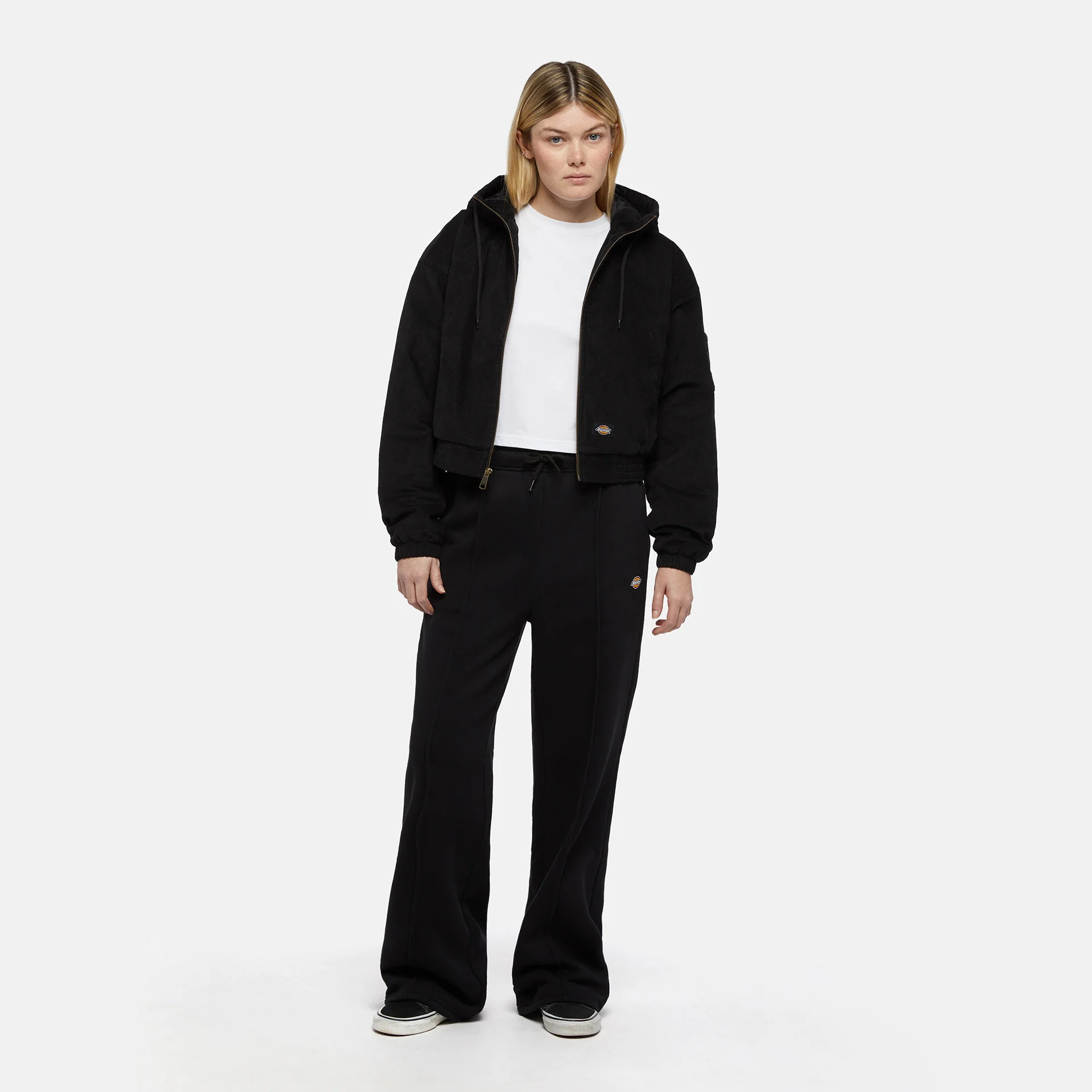 Dickies - CORDUROY HOODED JACKET W BLACK Dickies - CORDUROY HOODED JACKET W BLACK