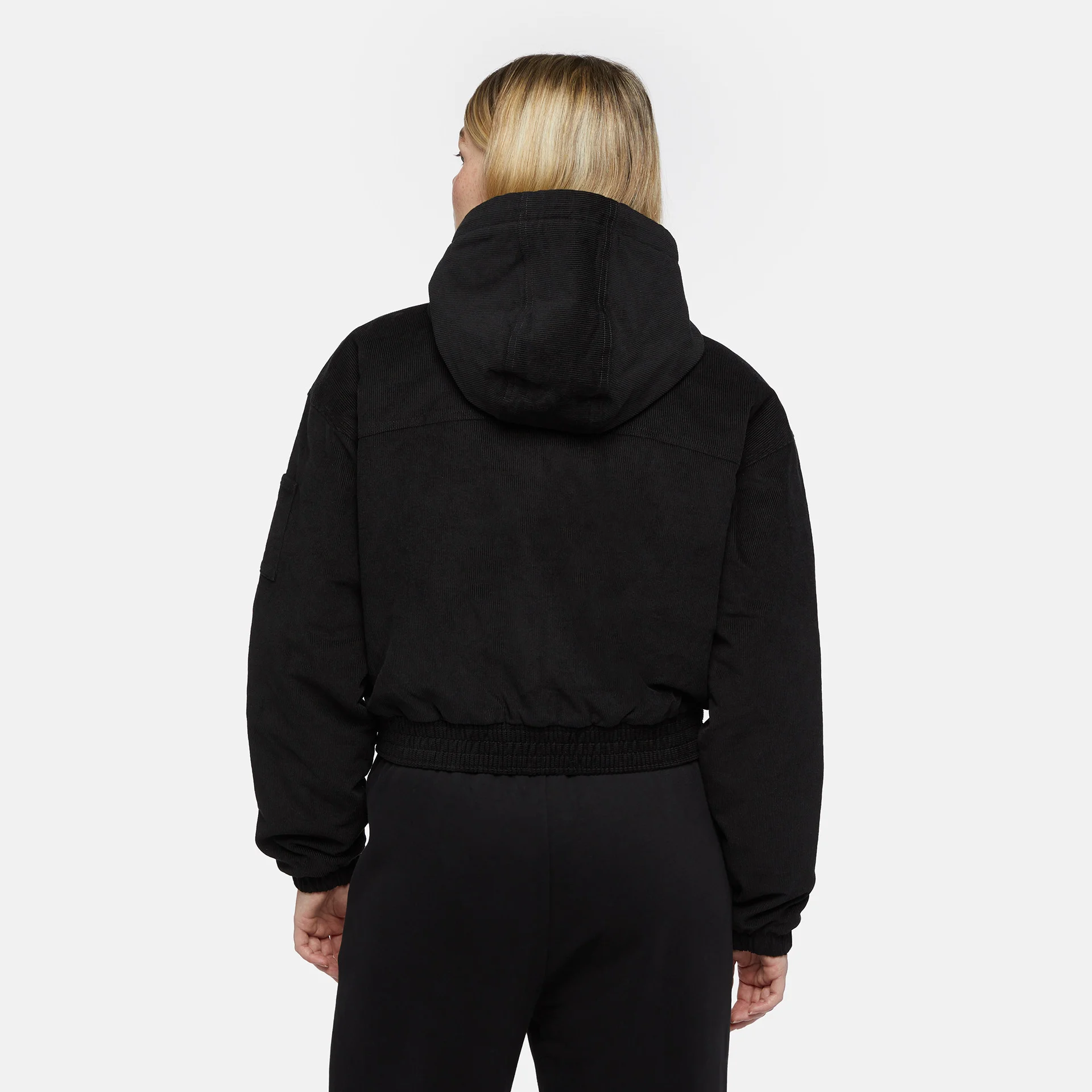 Dickies - CORDUROY HOODED JACKET W BLACK Dickies - CORDUROY HOODED JACKET W BLACK
