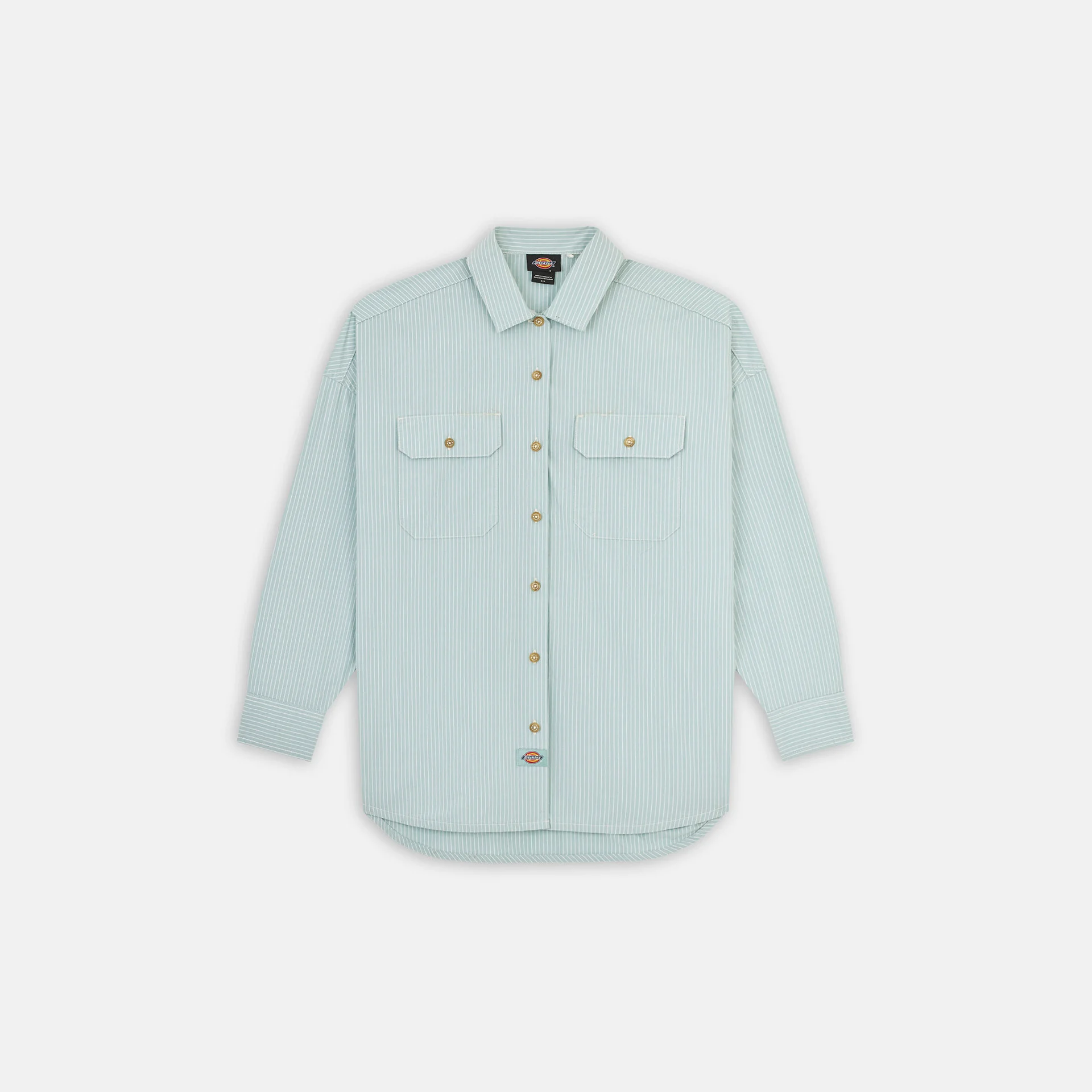 Dickies - FLORENCE SHIRT W BLUE SURF Dickies - FLORENCE SHIRT W BLUE SURF