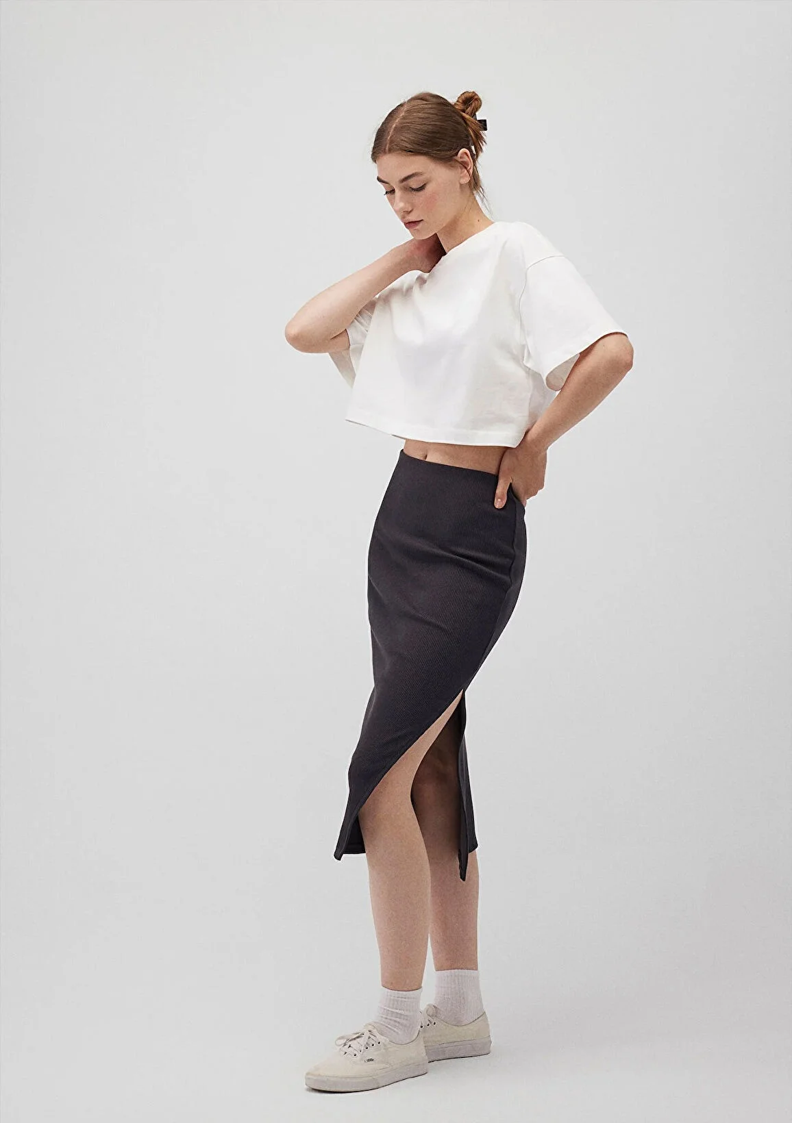 Mavi - MIDI KNIT SKIRT Mavi - MIDI KNIT SKIRT
