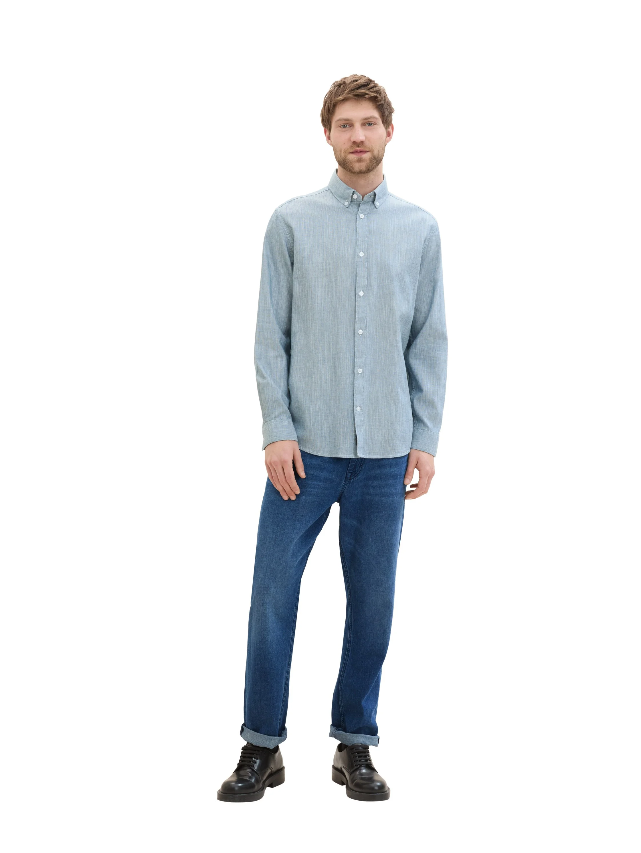 Tom Tailor - Chambray Slubyarn Shirt Tom Tailor - Chambray Slubyarn Shirt