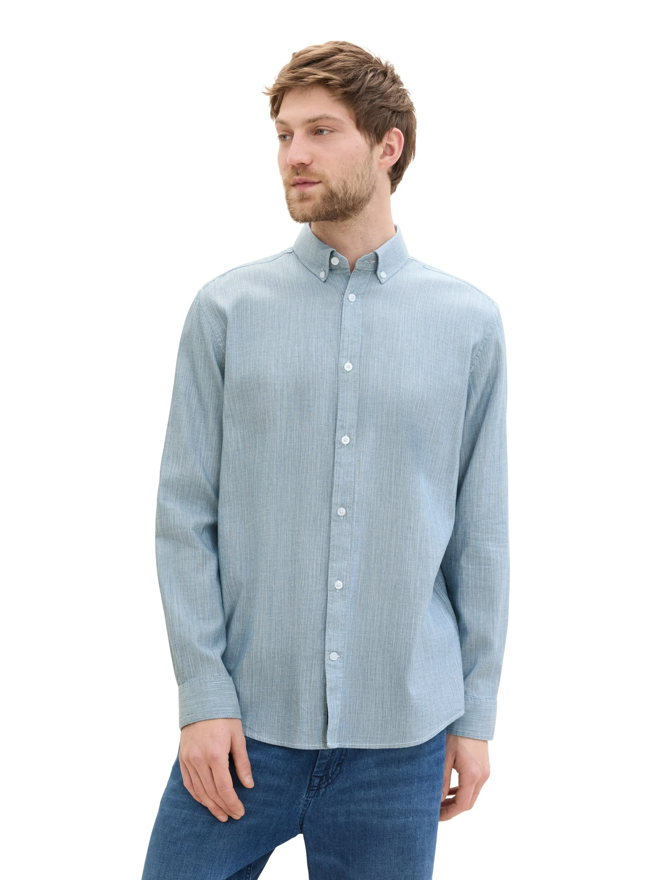 Tom Tailor - Chambray Slubyarn Shirt Tom Tailor - Chambray Slubyarn Shirt