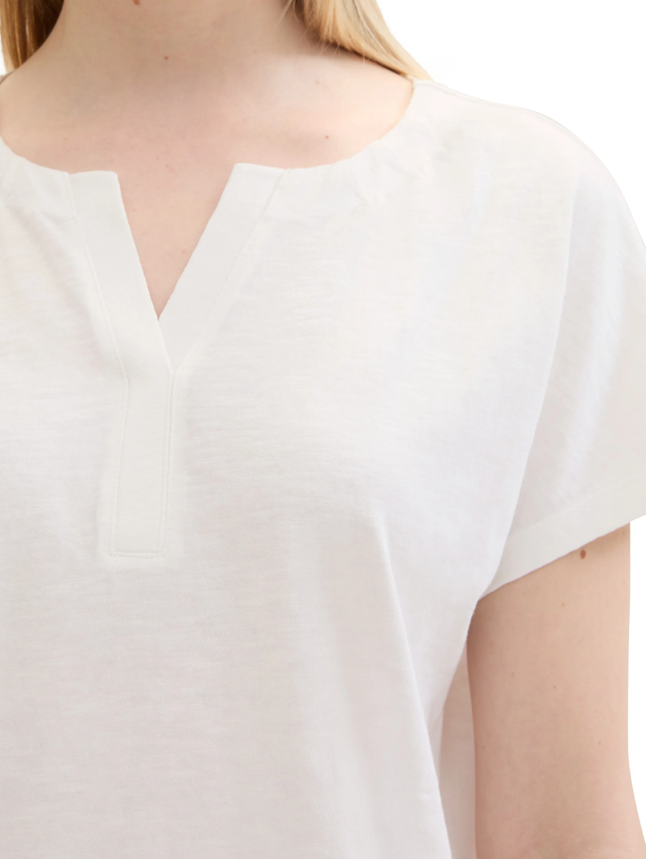 Tom Tailor - T-Shirt With Pleats Tom Tailor - T-Shirt With Pleats