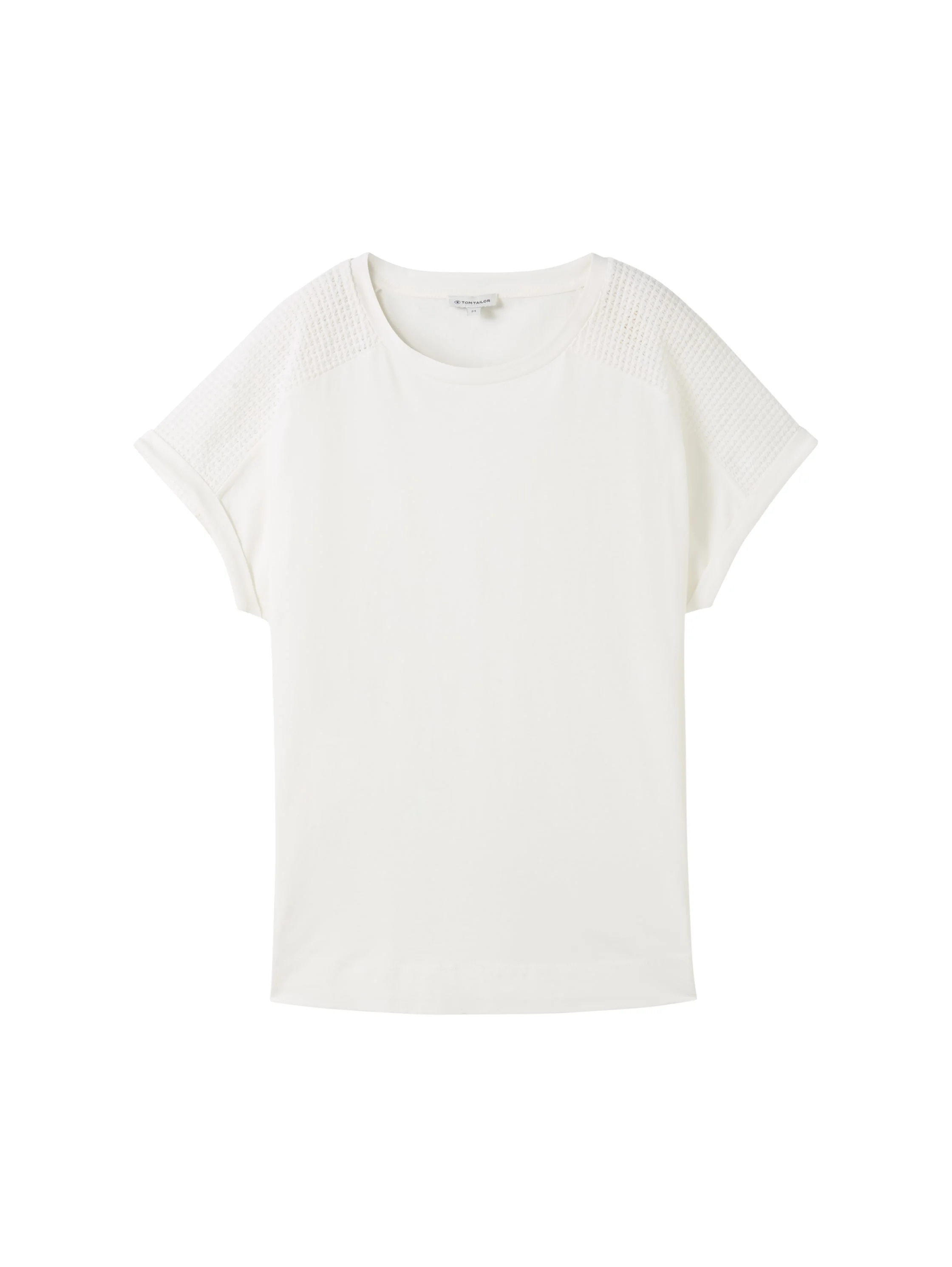 Tom Tailor - T-Shirt Fabric Mix... Tom Tailor - T-Shirt Fabric Mix...
