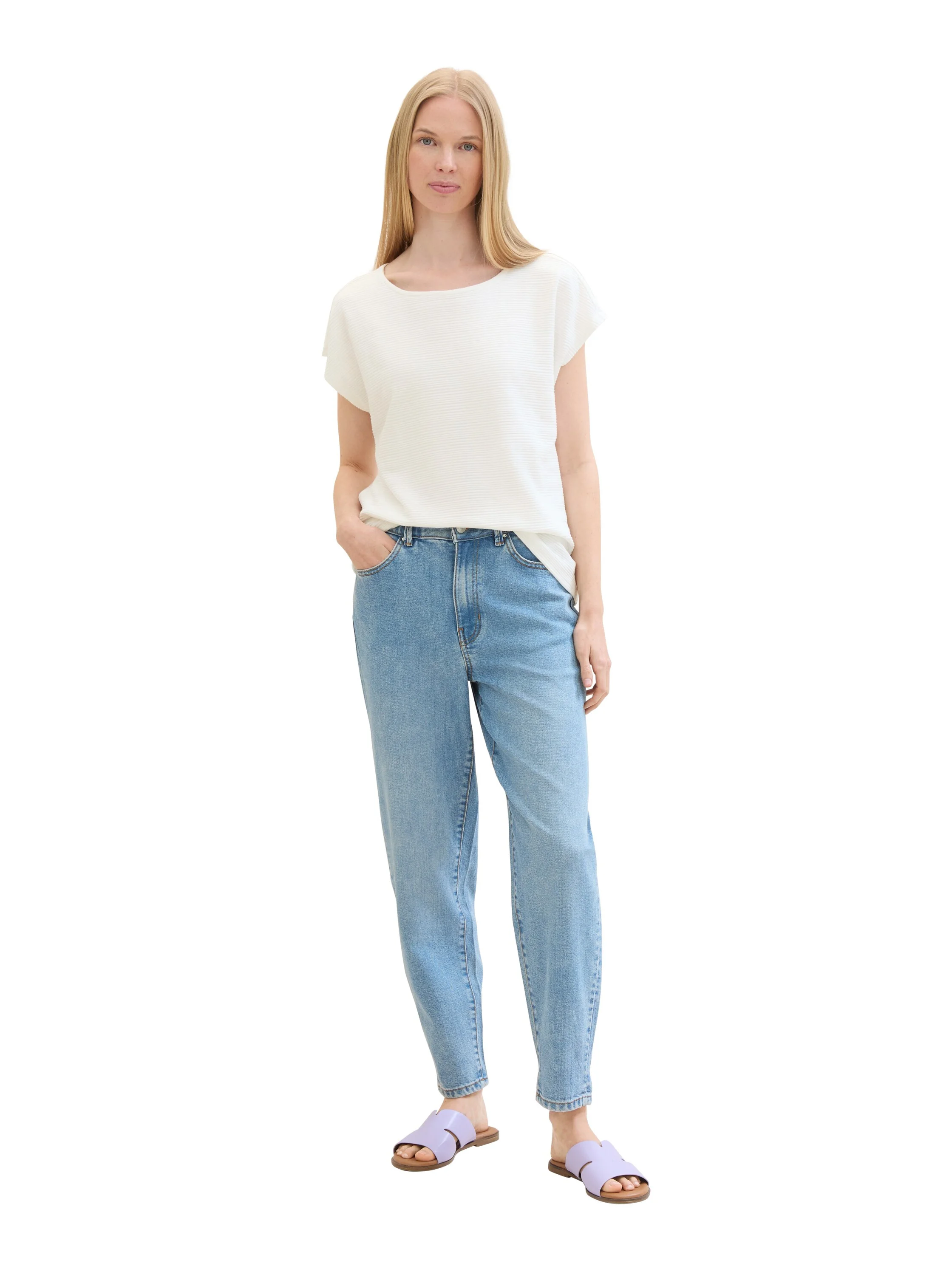 Tom Tailor - T-Shirt Overcut Shoulder Tom Tailor - T-Shirt Overcut Shoulder