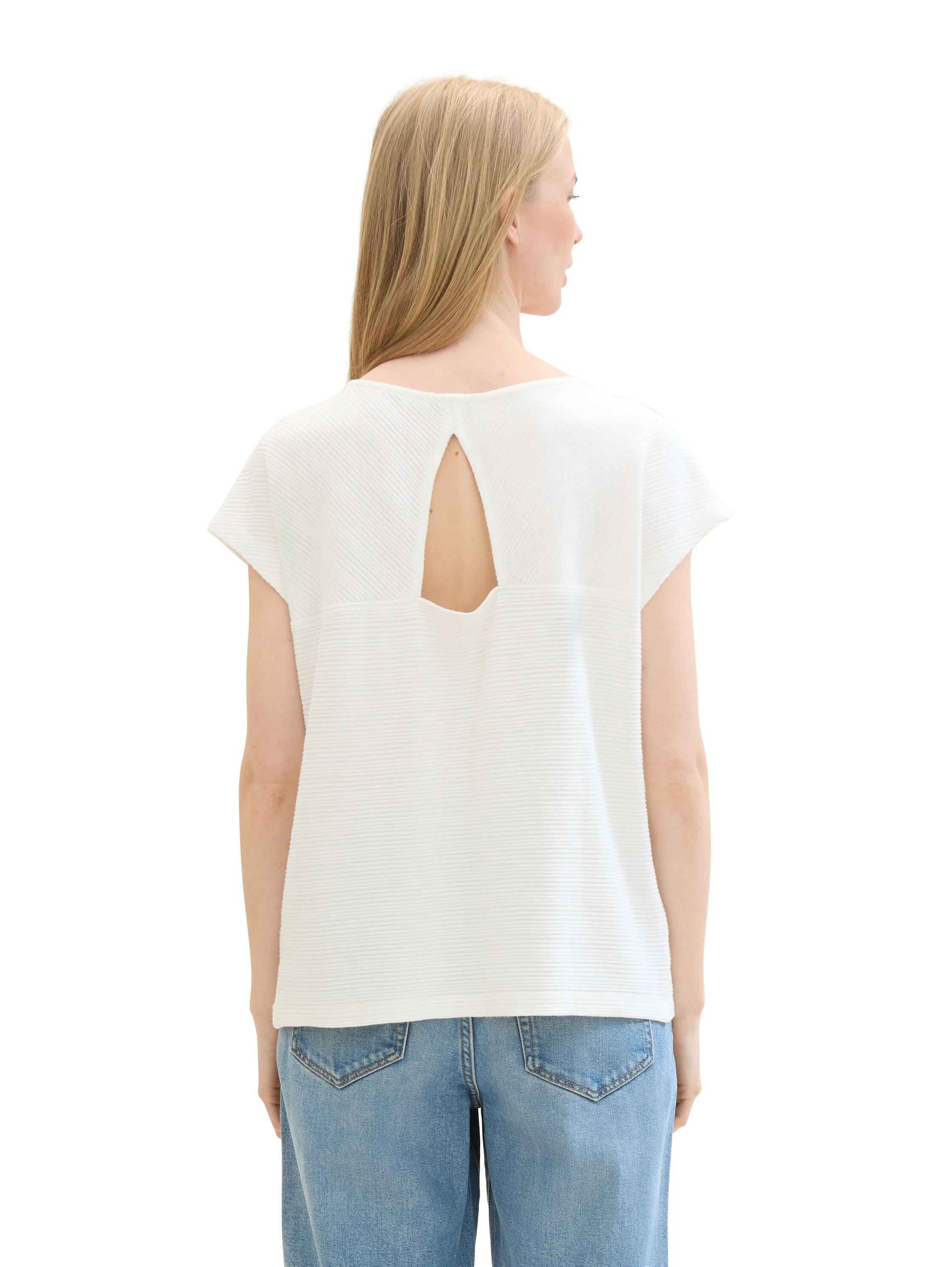 Tom Tailor - T-Shirt Overcut Shoulder Tom Tailor - T-Shirt Overcut Shoulder
