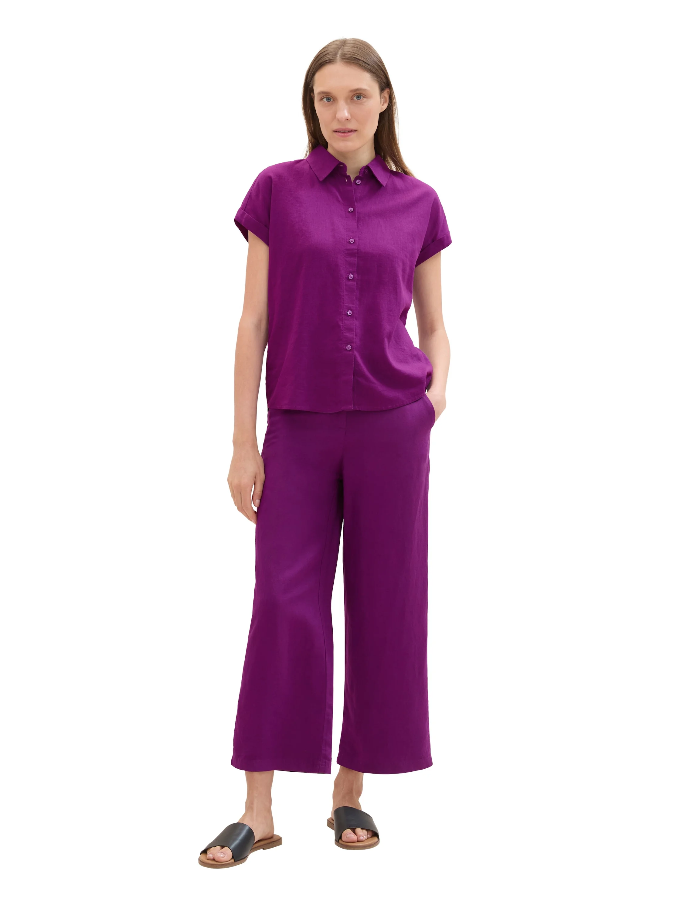 Tom Tailor - Culotte Linen Pants Tom Tailor - Culotte Linen Pants