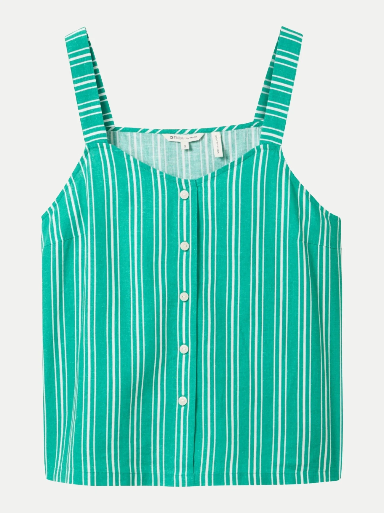 Tom Tailor - Linen Mix Top With Buttons Tom Tailor - Linen Mix Top With Buttons