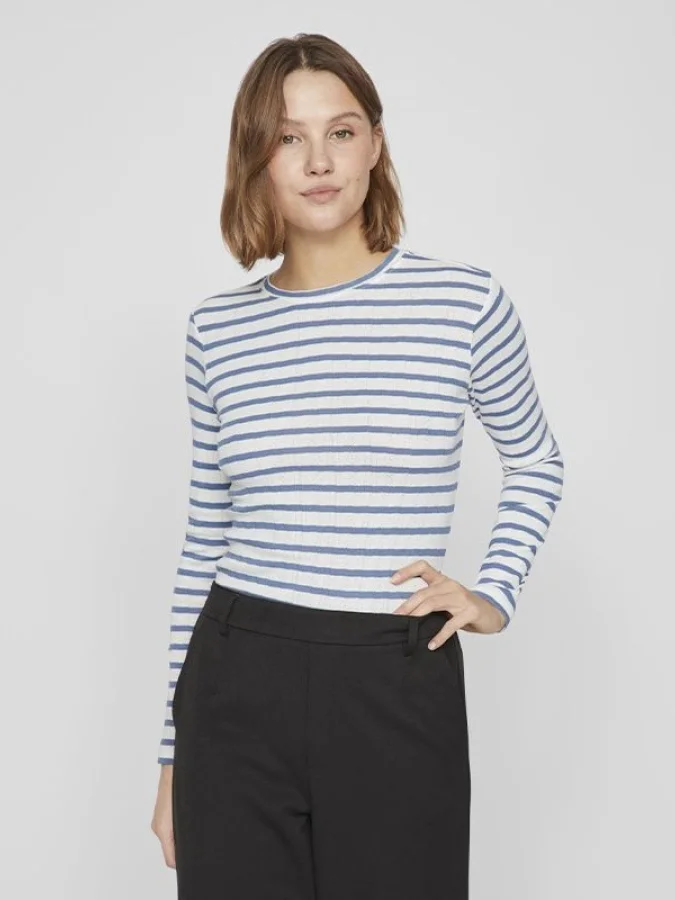 VILA - VIVALLY L/S TOP/PB