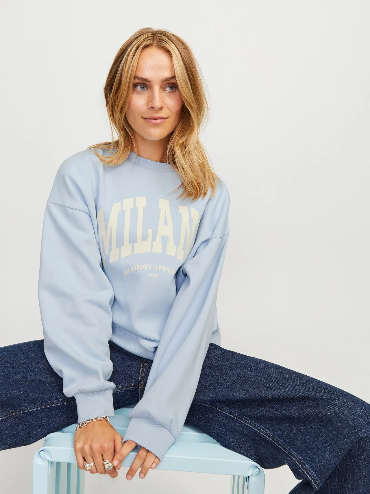 JJXX - JXMERLE RLX SHORT LS CREW SWT LN JJXX - JXMERLE RLX SHORT LS CREW SWT LN