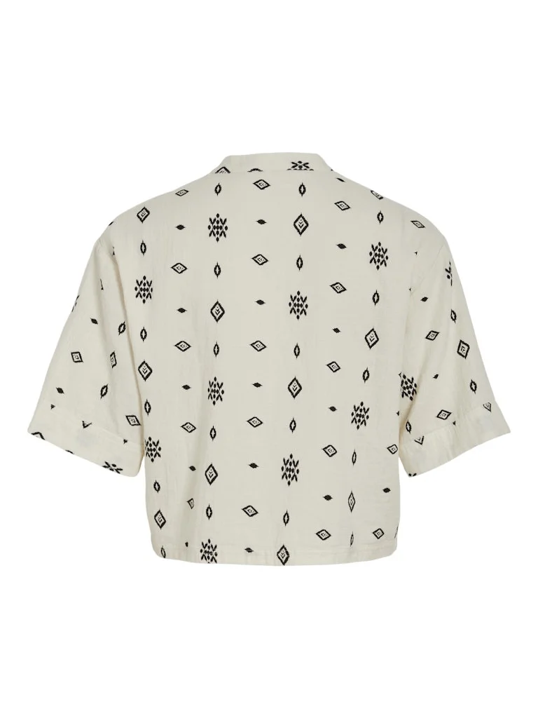 VILA - VILANIA LIV 2/4 CROPPED SHIRT VILA - VILANIA LIV 2/4 CROPPED SHIRT