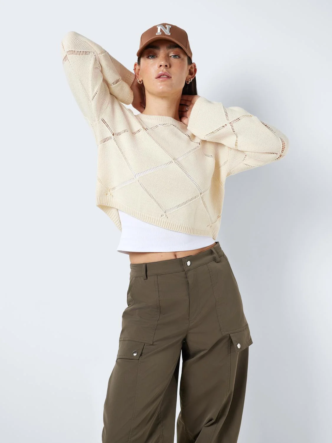 Noisy May - NMJUNE L/S O-NECK CROP... Noisy May - NMJUNE L/S O-NECK CROP...