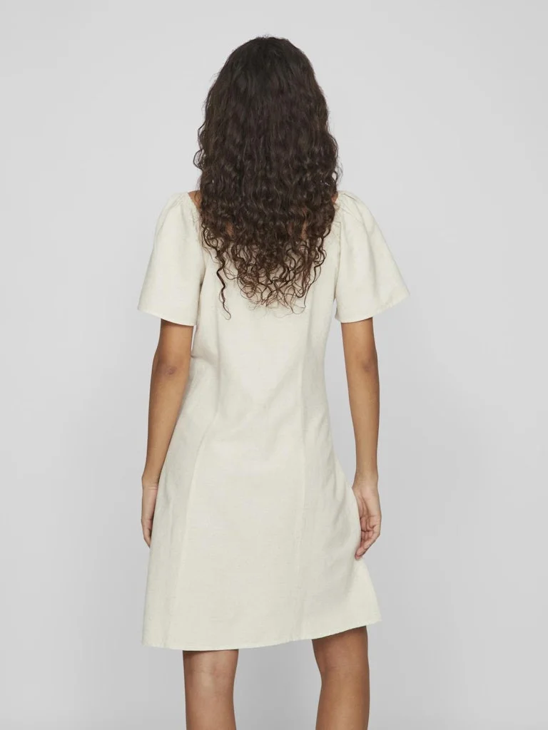 VILA - VIPRISILLA S/S SHORT DRESS VILA - VIPRISILLA S/S SHORT DRESS