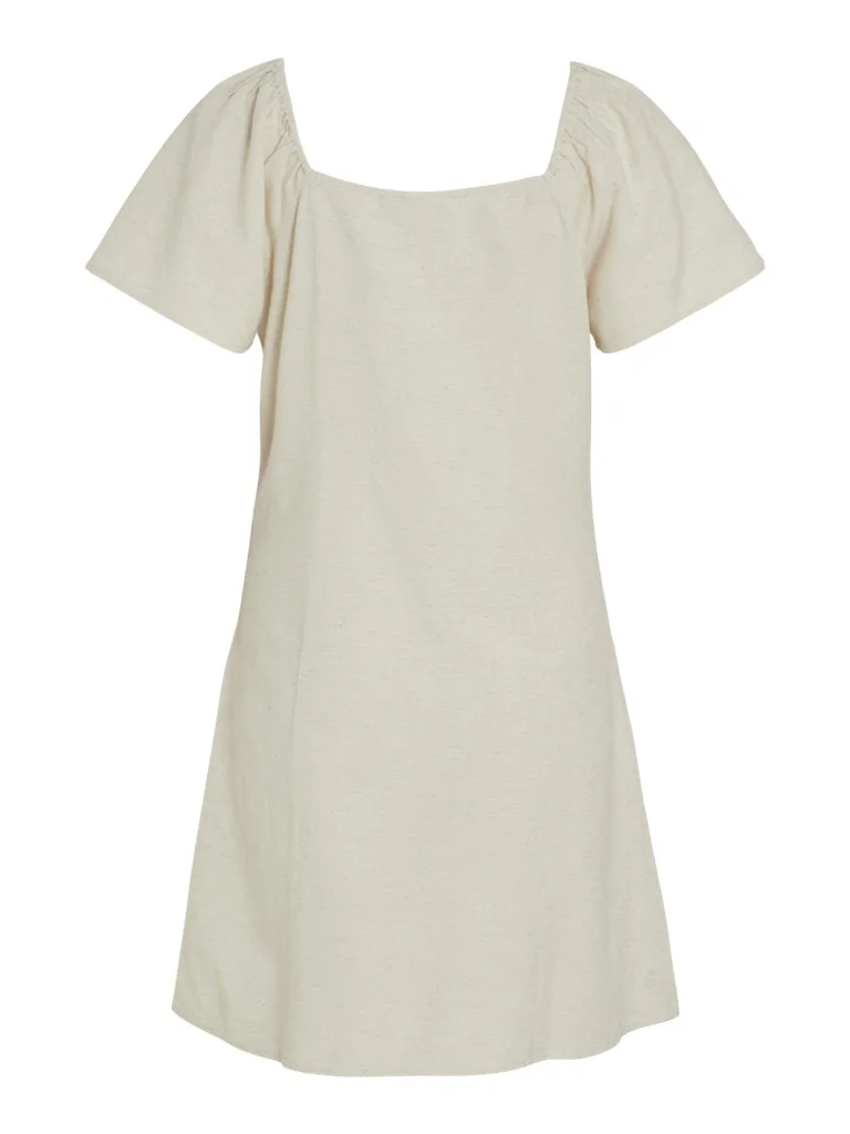 VILA - VIPRISILLA S/S SHORT DRESS VILA - VIPRISILLA S/S SHORT DRESS