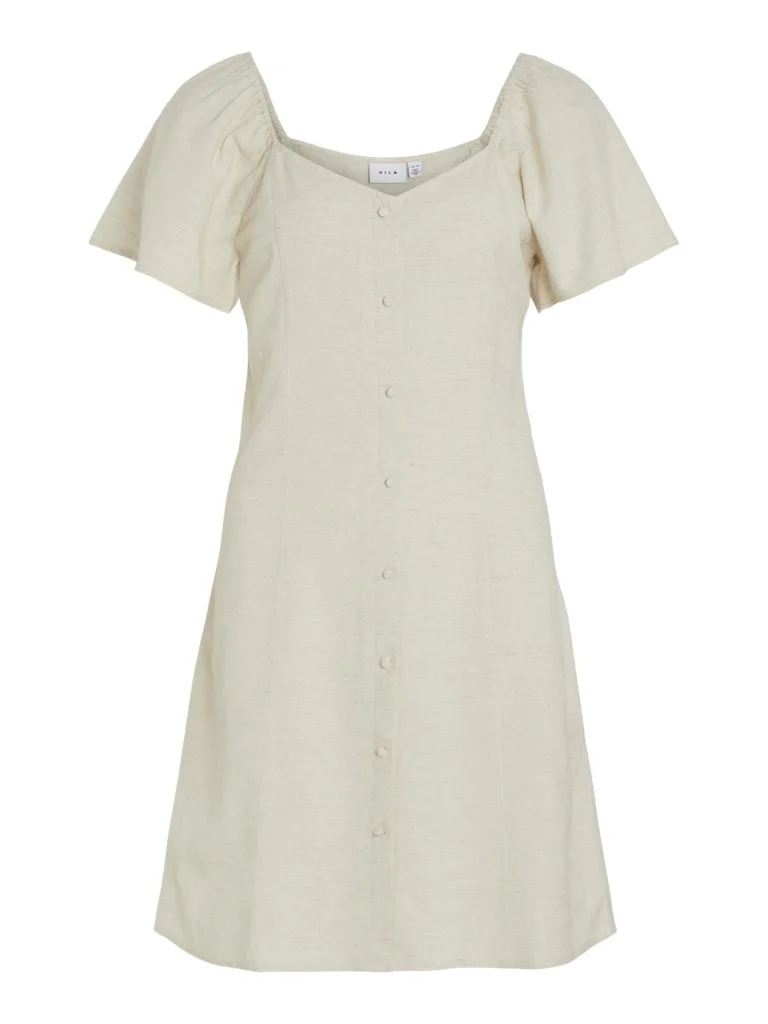 VILA - VIPRISILLA S/S SHORT DRESS VILA - VIPRISILLA S/S SHORT DRESS