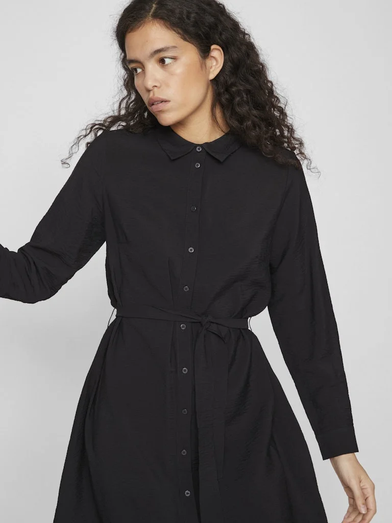 VILA - VIDOMIRA L/S SHIRT DRESS - NOOS VILA - VIDOMIRA L/S SHIRT DRESS - NOOS
