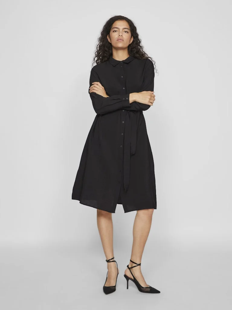 VILA - VIDOMIRA L/S SHIRT DRESS - NOOS VILA - VIDOMIRA L/S SHIRT DRESS - NOOS