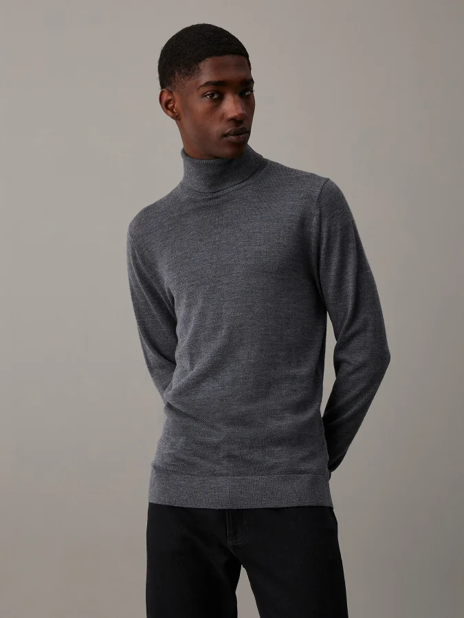 CALVIN KLEIN - MERINO RWS...