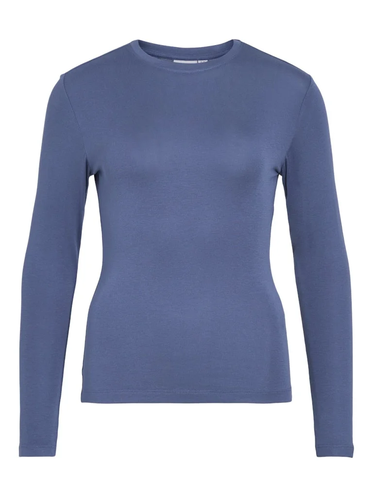 VILA - VIALEXIA O-NECK L/S TOP - NOOS VILA - VIALEXIA O-NECK L/S TOP - NOOS
