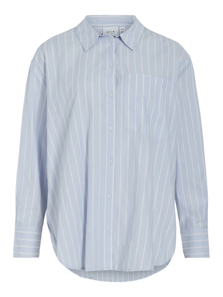 VILA - VIBLOMI L/S LONG SHIRT/PB VILA - VIBLOMI L/S LONG SHIRT/PB