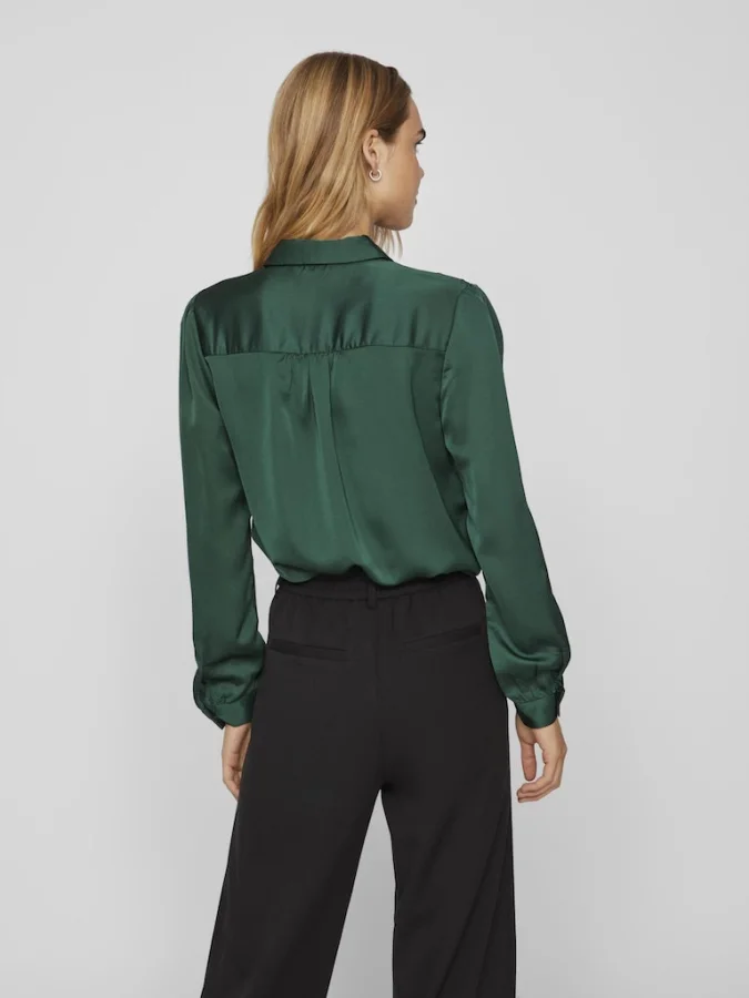 VILA - VIELLETTE SATIN L/S... 2