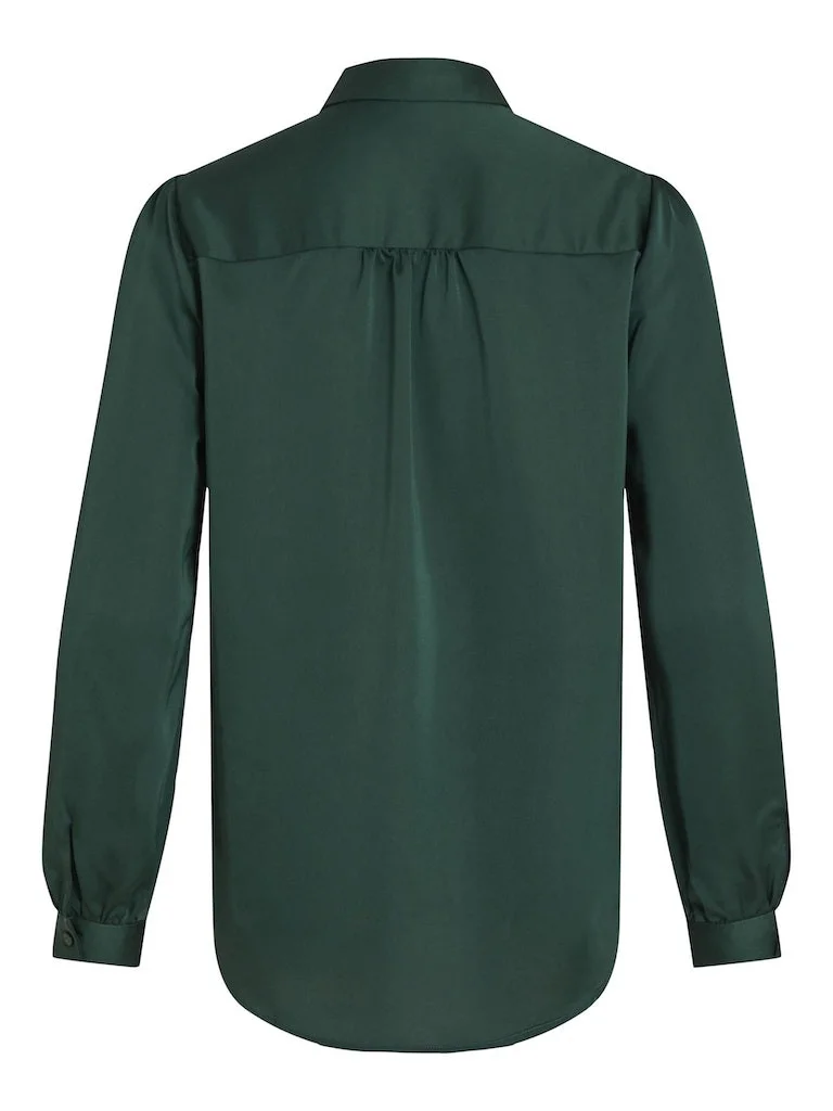 VILA - VIELLETTE SATIN L/S SHIRT - NOOS VILA - VIELLETTE SATIN L/S SHIRT - NOOS