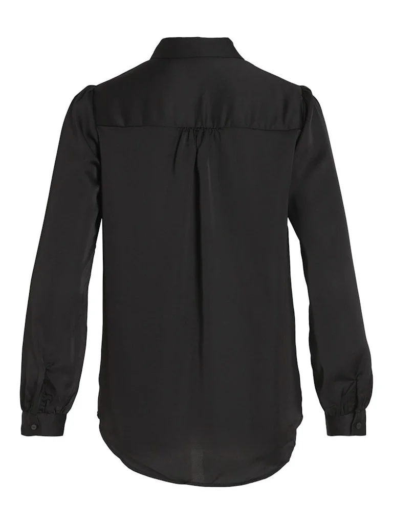 VILA - VIELLETTE SATIN L/S SHIRT - NOOS VILA - VIELLETTE SATIN L/S SHIRT - NOOS