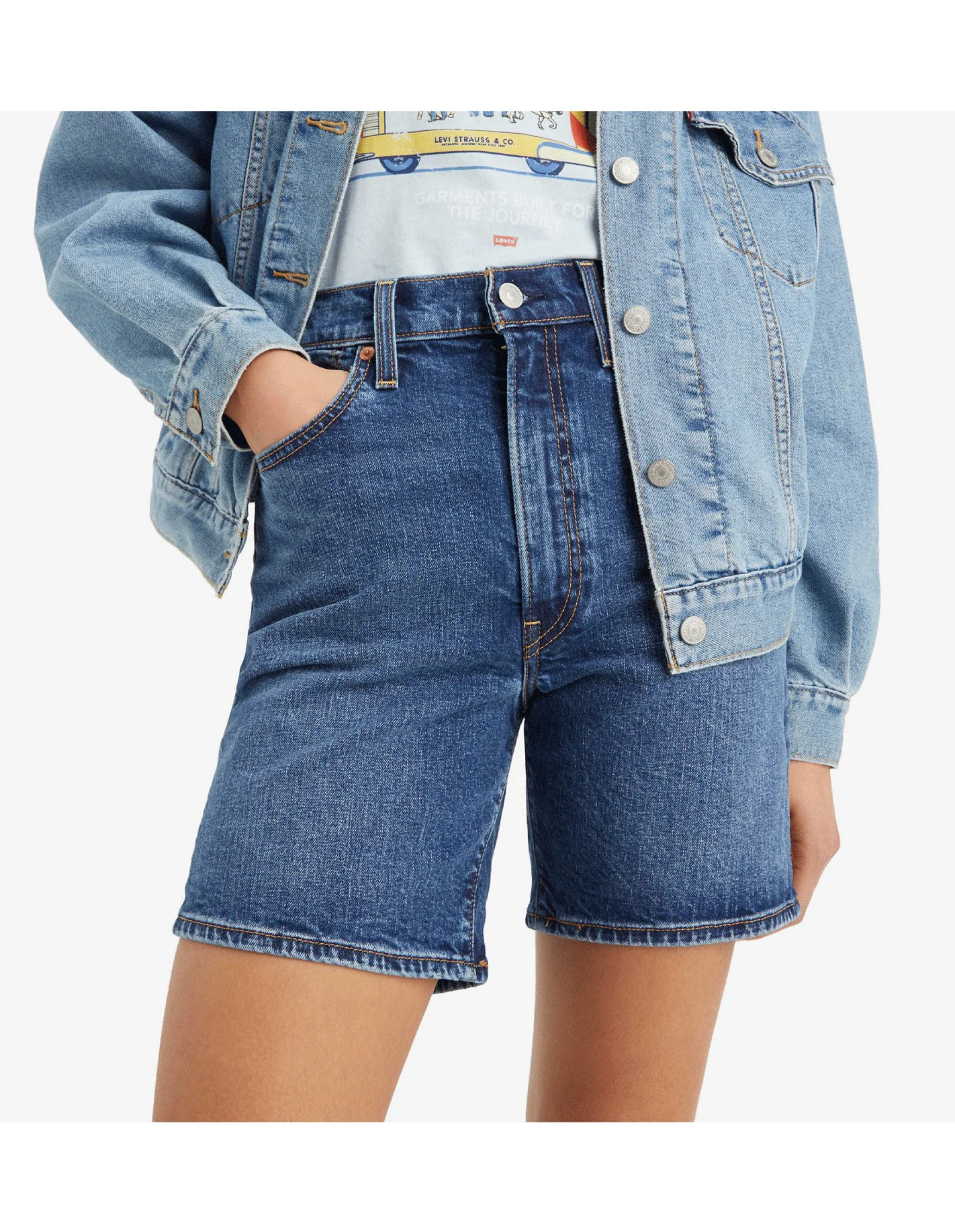 Levis® - RIBCAGE BERMUDA SHORT Levis® - RIBCAGE BERMUDA SHORT