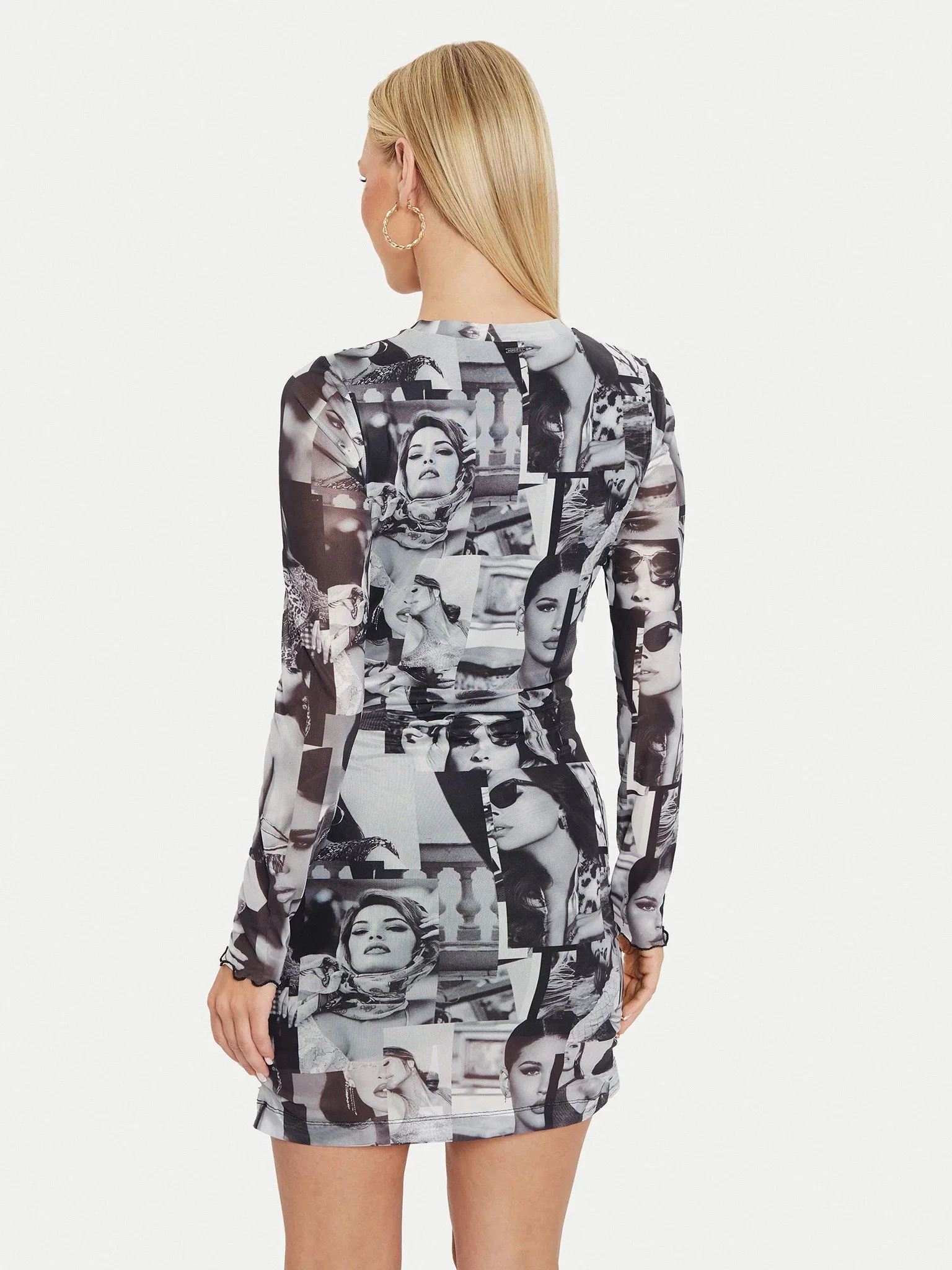 GUESS - LS ADRIANA MESH DRESS GUESS - LS ADRIANA MESH DRESS