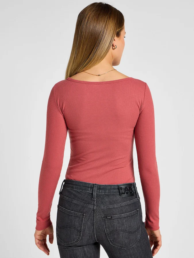 Lee - LS BOAT NECK TEE 2