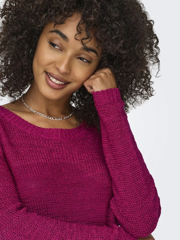 ONLY - ONLGEENA XO L/S PULLOVER KNT NOOS ONLY - ONLGEENA XO L/S PULLOVER KNT NOOS