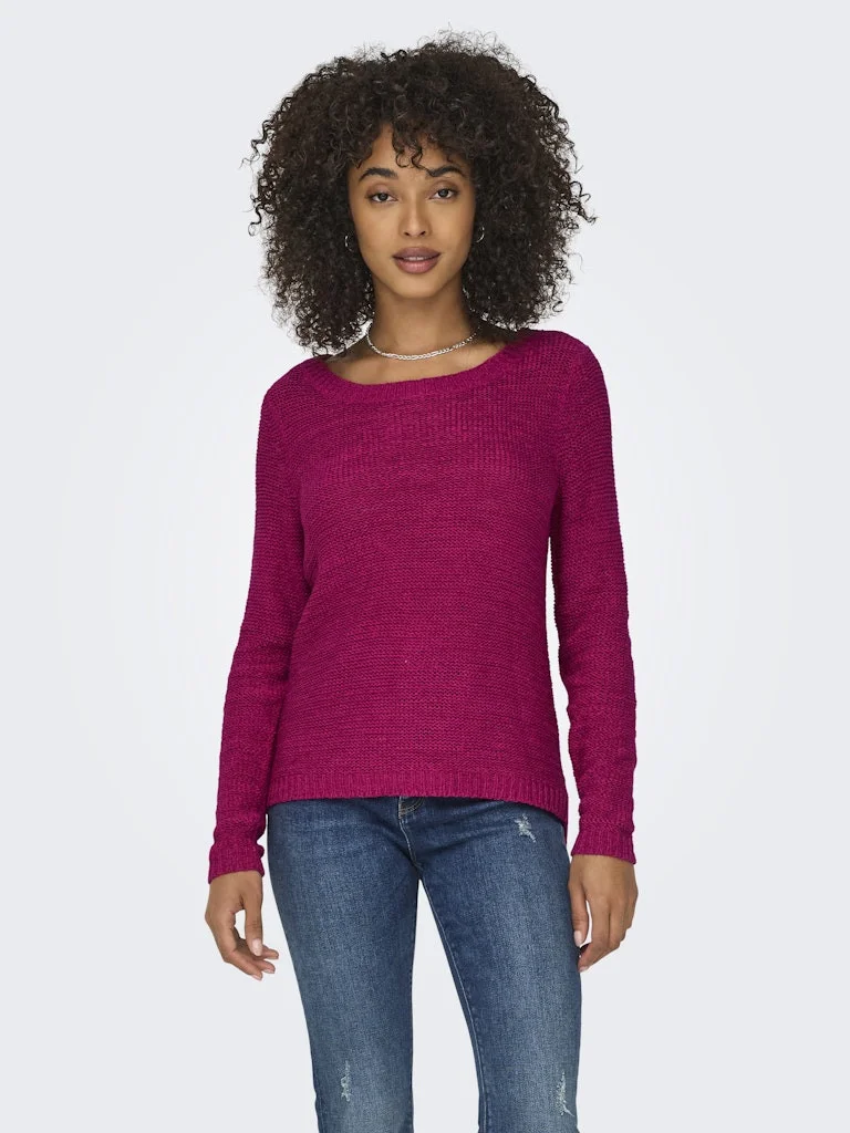 ONLY - ONLGEENA XO L/S PULLOVER KNT NOOS ONLY - ONLGEENA XO L/S PULLOVER KNT NOOS