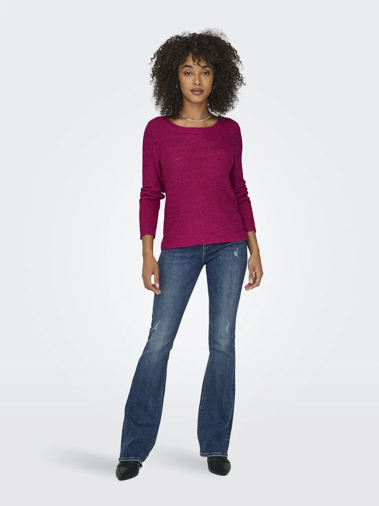 ONLY - ONLGEENA XO L/S PULLOVER KNT NOOS ONLY - ONLGEENA XO L/S PULLOVER KNT NOOS