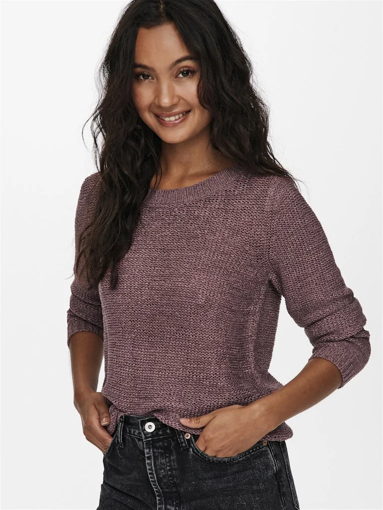ONLY - ONLGEENA XO L/S PULLOVER KNT NOOS ONLY - ONLGEENA XO L/S PULLOVER KNT NOOS