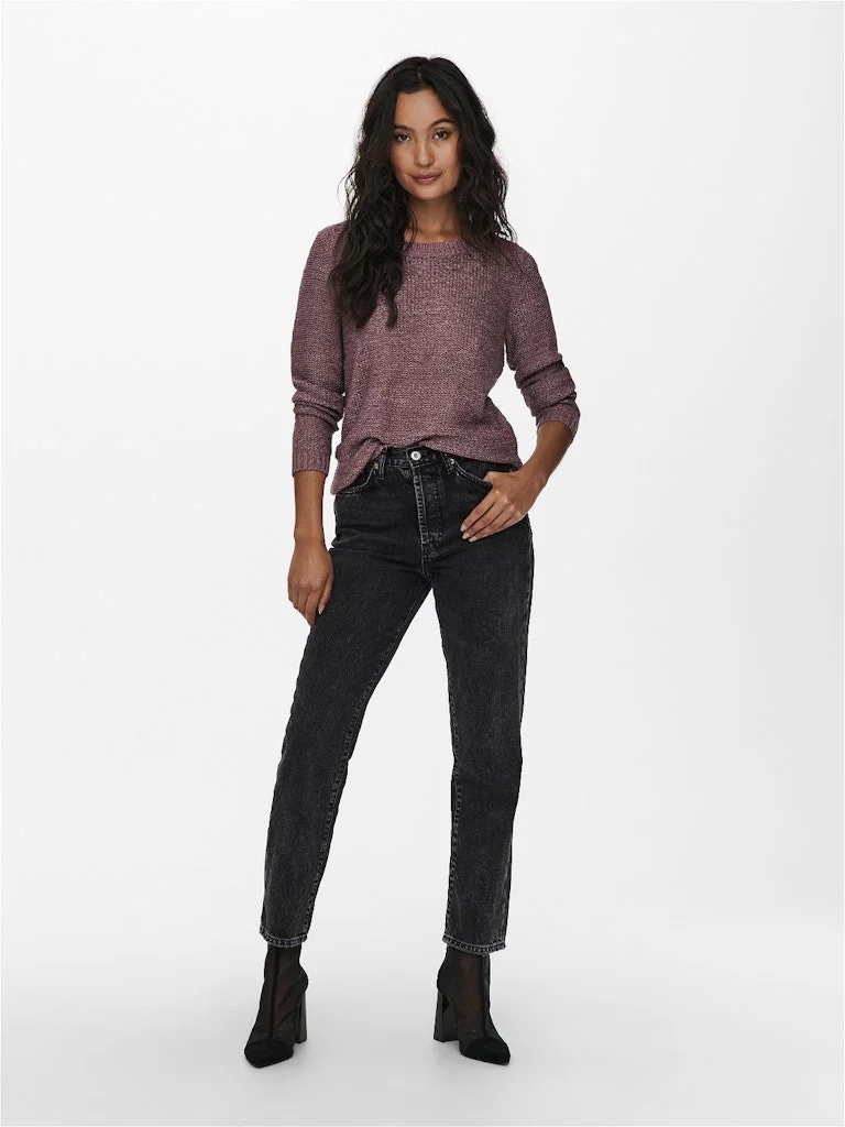 ONLY - ONLGEENA XO L/S PULLOVER KNT NOOS ONLY - ONLGEENA XO L/S PULLOVER KNT NOOS