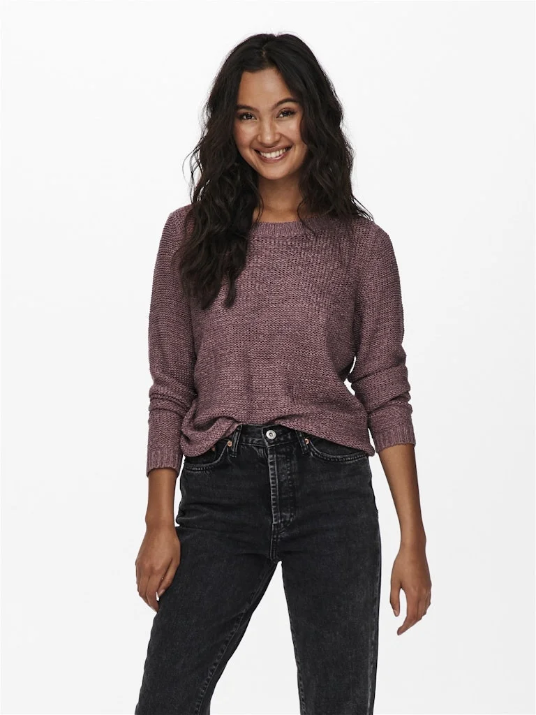 ONLY - ONLGEENA XO L/S PULLOVER KNT NOOS ONLY - ONLGEENA XO L/S PULLOVER KNT NOOS