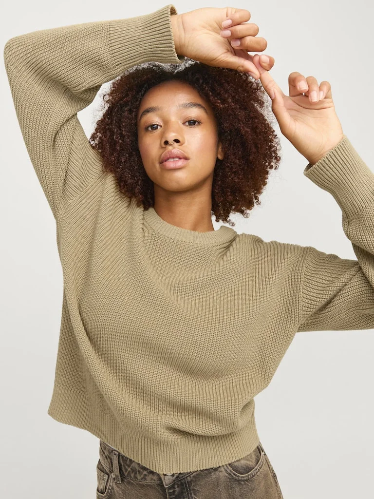 JJXX - JXMILA TWIST CREW NECK KNIT NOOS JJXX - JXMILA TWIST CREW NECK KNIT NOOS