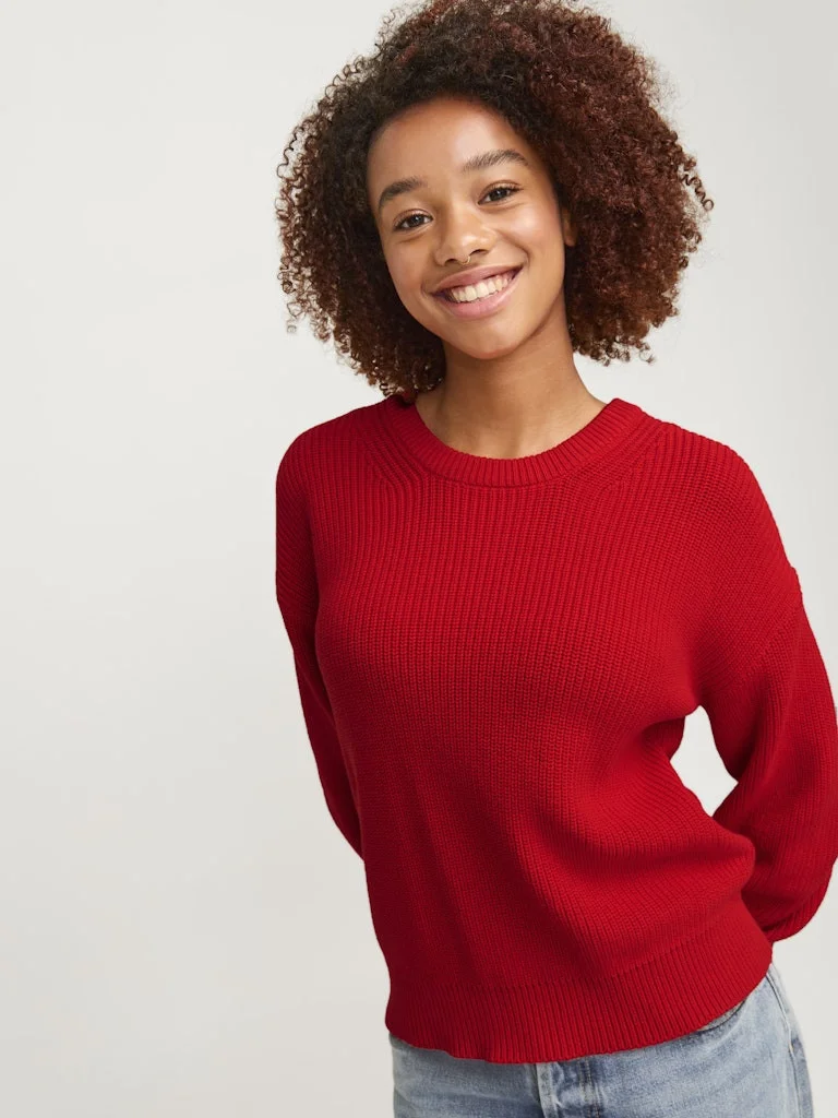 JJXX - JXMILA TWIST CREW NECK KNIT NOOS JJXX - JXMILA TWIST CREW NECK KNIT NOOS