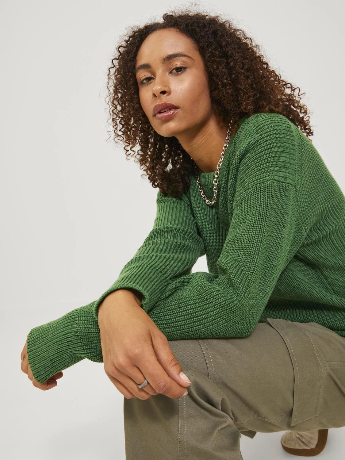 JJXX - JXMILA TWIST CREW NECK KNIT NOOS JJXX - JXMILA TWIST CREW NECK KNIT NOOS
